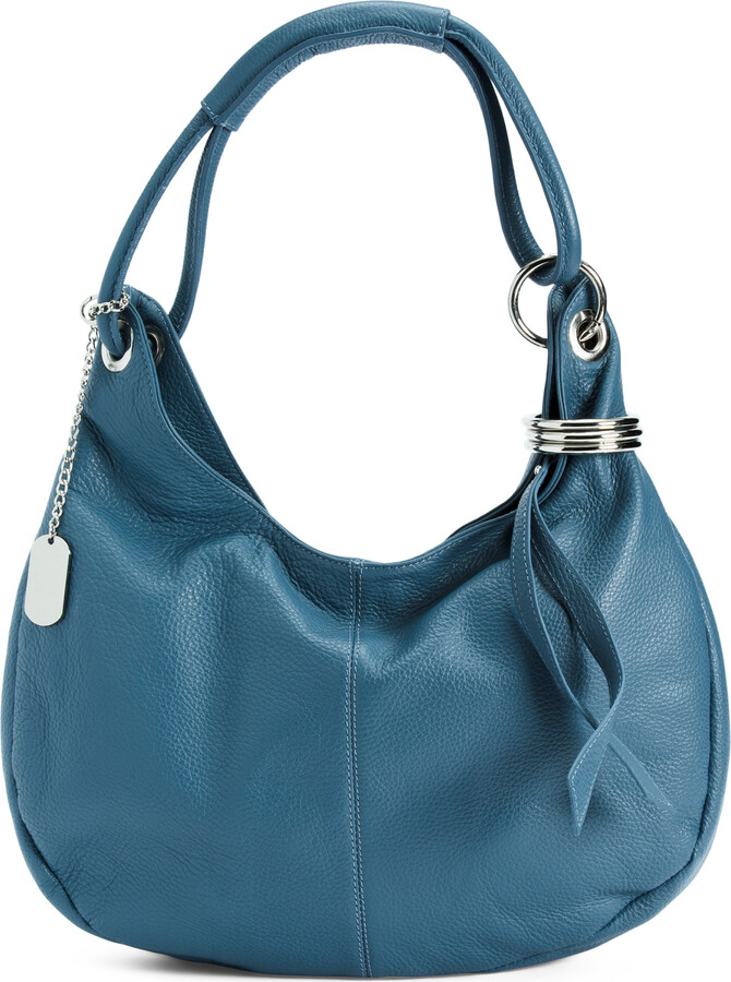 Anna Morellini Made In Italy Leather Alba Hobo - ShopStyle