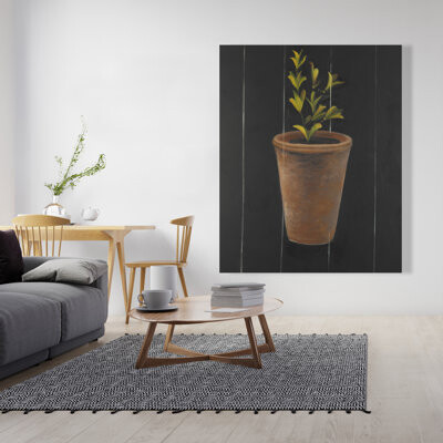 Begin Edition International Inc. Marjolaine Plant Canvas - Floral Botanical Home Decor Art