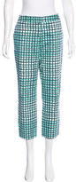 Thumbnail for your product : Kate Spade Cropped Checkered Pants