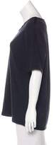 Thumbnail for your product : 3.1 Phillip Lim Silk-Trimmed Scoop Neck T-Shirt