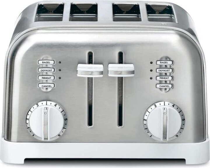 Cuisinart CPT-142P1 4-Slice Compact Plastic Toaster, White, 1