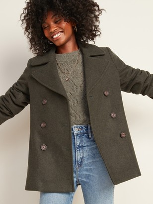 Old Navy Soft Brushed Peacoat For Women, Womens Peacoat Canada