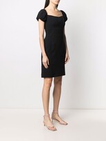 Thumbnail for your product : Christian Dior Pre-Owned Puff Sleeves Empire-Line Dress