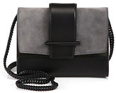 Thumbnail for your product : Narciso Rodriguez Leather & Suede Colorblock Shoulder Bag