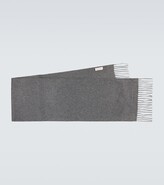 Thumbnail for your product : Alexander McQueen Fringed cashmere scarf