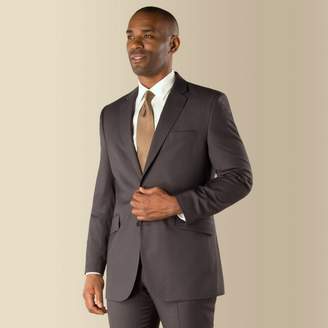 Centaur Big & Tall - Grey Narrow Stripe Big And Tall 2 Button Suit Jacket
