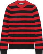 Thumbnail for your product : Sonia Rykiel Striped Open-knit Wool-blend Sweater