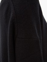 Thumbnail for your product : Allude Dropped-sleeve Cashmere Sweater - Black