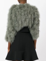Thumbnail for your product : Jean Paul Gaultier Pre Owned Marabou Shrug Jacket