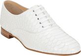 Thumbnail for your product : Christian Louboutin Fred Python Flat Brogue