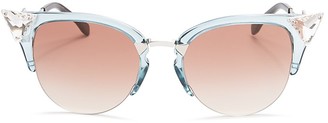 Fendi Iridia Cat Eye Sunglasses, 52mm