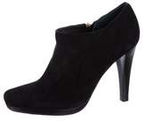Thumbnail for your product : Diane von Furstenberg Suede Round-Toe Booties