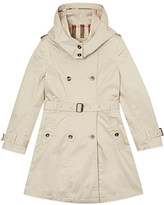 Thumbnail for your product : Burberry Removable hood twill trench 4-14 years