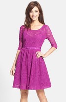 Thumbnail for your product : Plenty by Tracy Reese 'Estella' Lace Fit & Flare Dress (Regular & Petite)