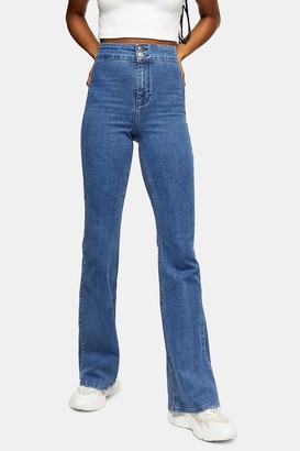 stretch flare jeans