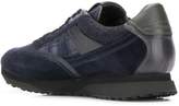 Thumbnail for your product : Santoni panelled lace-up sneakers