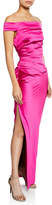 Thumbnail for your product : Milly Ally Off-the-Shoulder Gown in Satin