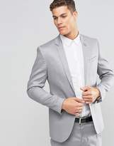Thumbnail for your product : ASOS DESIGN Skinny Suit Jacket in Linen Mix