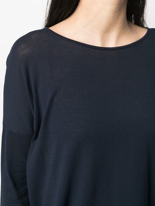 Malo round neck long-sleeved T-shirt