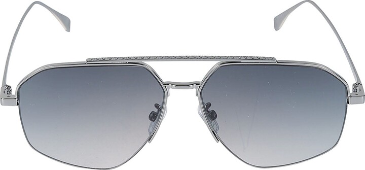 Fendi Eyewear Aviator Sunglasses - ShopStyle