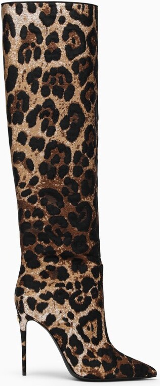 gabor leopard print boots