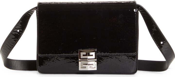 Patent leather crossbody bag