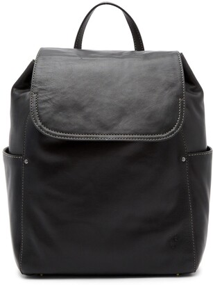 frye olivia leather backpack