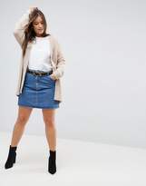 Thumbnail for your product : ASOS Curve CURVE Chunky Knit Cardigan In Wool Mix