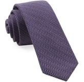 Thumbnail for your product : Tie Bar Wool Herringbone Eggplant Tie