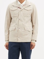 Thumbnail for your product : Brunello Cucinelli Zip-away Hood Lightweight Jacket - Beige