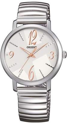 Orient Women's 35mm Steel Bracelet & Case Quartz Cream Dial Watch Fqc0e003w