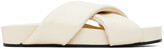 Thumbnail for your product : Jil Sander Off-White Criss-Cross Sandals