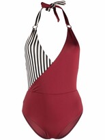Thumbnail for your product : Emporio Armani Panelled Halterneck Swimsuit