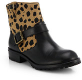 Thumbnail for your product : Marc by Marc Jacobs Leopard-Print Calf Hair Boots