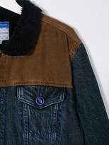 Thumbnail for your product : Jacob Cohen Junior TEEN combined denim jacket