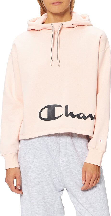 hot pink champion sweatshirt