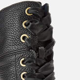 Thumbnail for your product : Dr. Martens Women's Aimilita Leather/Tartan Toe Cap 9-Eye Boots - Black/Stewart