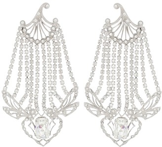 Paco Rabanne Crystal-embellished earrings