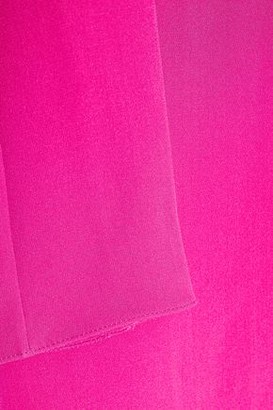 Valentino Layered Silk-crepe Mini Dress