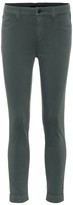 Thumbnail for your product : J Brand Anja cropped mid-rise skinny jeans