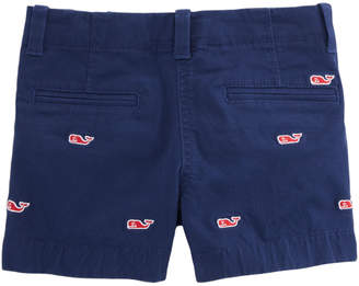 Vineyard Vines Girls Embroidered Every Day Shorts