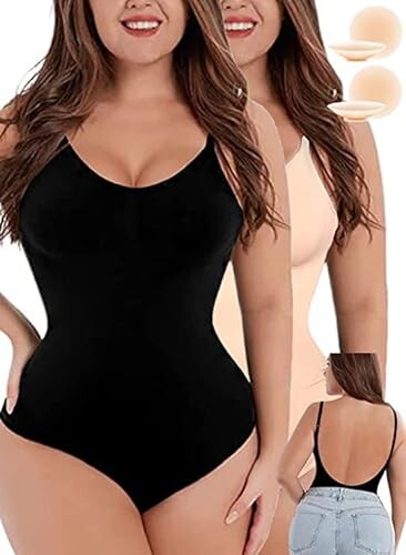 Fajas Colombianas Invisible Bras U Plunge Body Shaper Backless