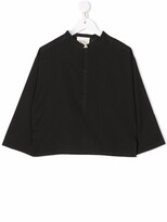 Thumbnail for your product : Douuod Kids button-placket long-sleeve T-shirt