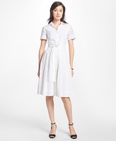 Thumbnail for your product : Brooks Brothers Cotton Eyelet Shirt Dress