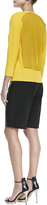 Thumbnail for your product : Kaufman Franco Double-Face Paper Leather & Cotton-Stretch Shorts