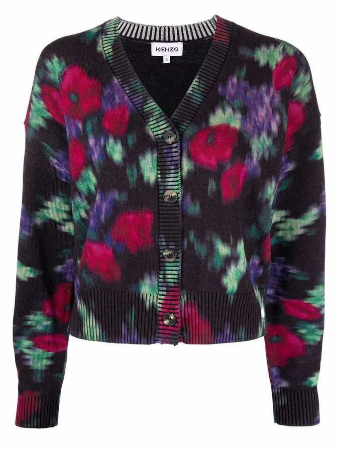 floral cardigan sweaters