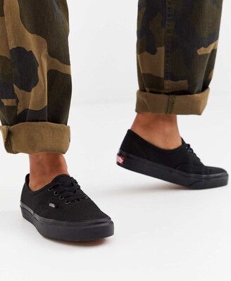 vans classic authentic triple white trainers