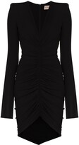 Thumbnail for your product : Alexandre Vauthier Padded Shoulder Midi Dress