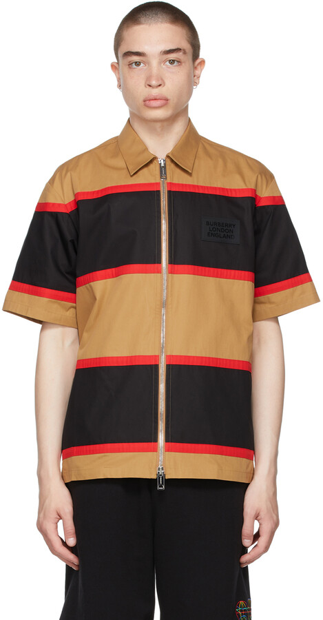 Men's Burberry Patch Shirt | Shop the world's largest collection 