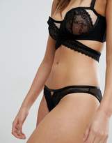 Thumbnail for your product : Wolfwhistle Wolf & Whistle Black Knicker